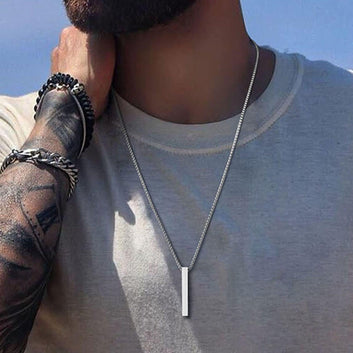 3D Bar Necklace